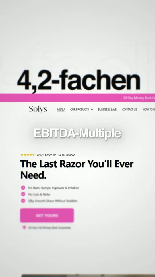 Video-Ad für Harucon Ventures: Exit mit dem 4,2-fachen EBITDA-Multiple, wo andere bei 2 bis 3 liegen.